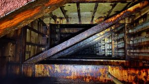 Floating dry dock - After application of nC Corrosion Passivator Fluid